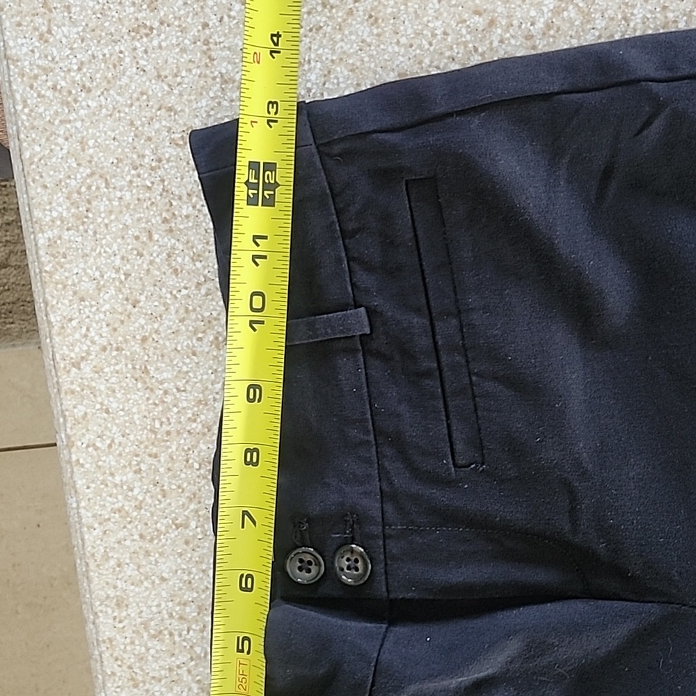 Anthropologie The Essential Slim Black Trousers Size 0 - Picture 11 of 16
